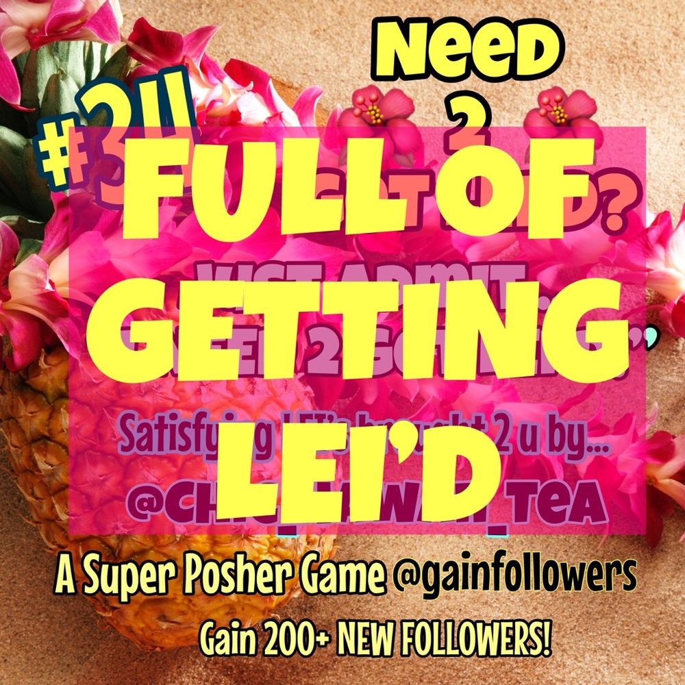 Don’t miss out on gettin LEI’d! See new!